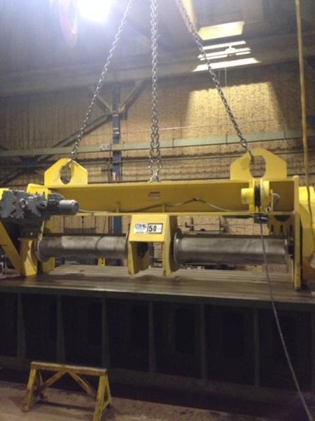 50 TON ITNAC DIE ROTATOR / MATERIAL ROTATOR / FLIPPER STOCK# 2299