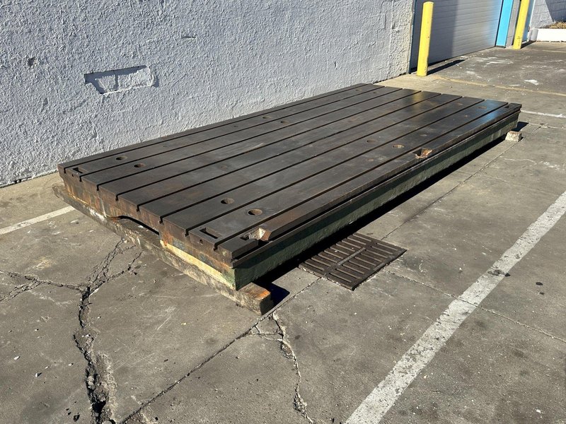 80" X 157" X 13" G &amp; L T SLOTTED FLOOR PLATE:  STOCK #76803