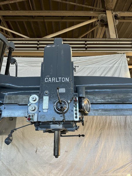 10' X 22" CARLTON 5A RADIAL ARM DRILL. STOCK # 0894024