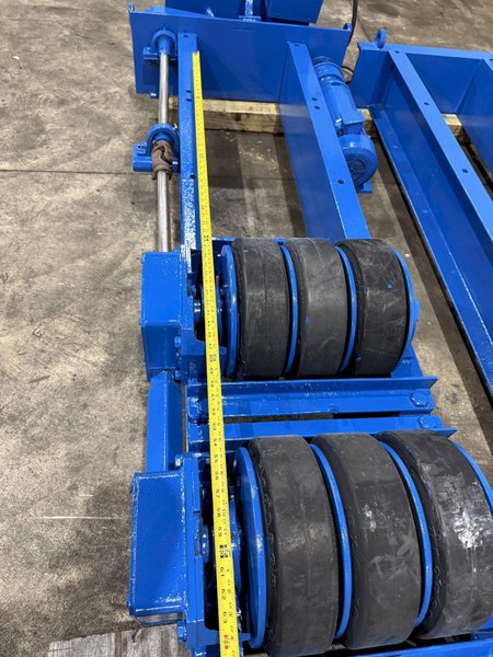 40 TON (80,000 LBS) ARONSON POWERED TANK TURNING ROLLS, 1 DRIVE &amp; 3 IDLERS: YOBRO #26164