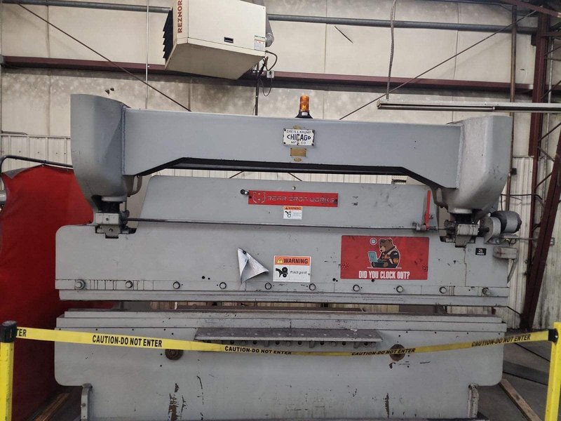 90 Ton x 10′ 8L10 Chicago Dreis &amp; Krump Mechanical Press Brake