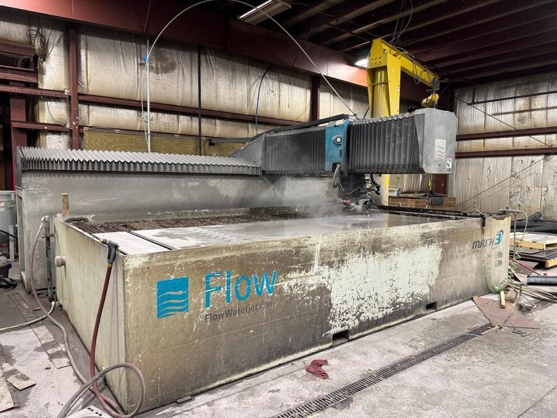 13′ x 6′ Flow Mach3 4020B XD CNC Waterjet, 2016 – 5-Axis XD Cutting Head