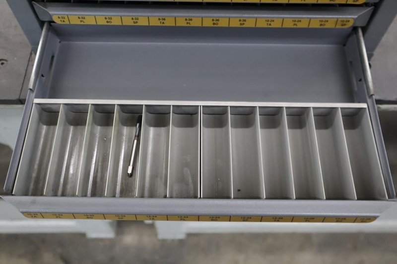 Huot Drill Index, Taps - 5 Drawer- Auction Item