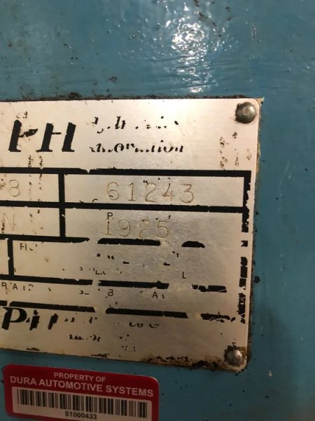 PH (PHOENIX) 8 TON HYD GAP PRESS, STOCK# 13888T