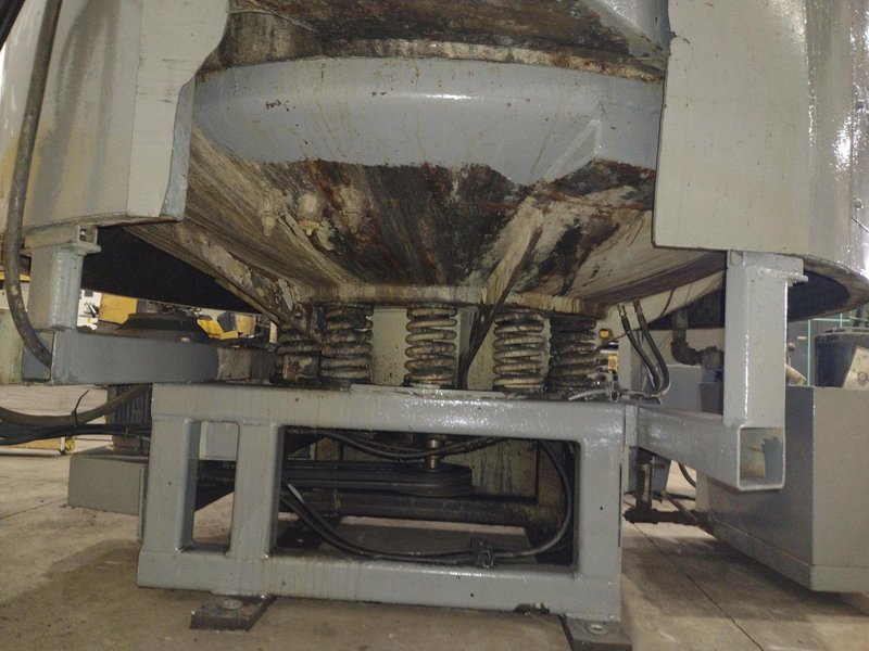 7.6 CU FT ALMCO MODEL #OR-9VLR ROTARY VIBRATORY FINISHER &amp; DEBURRER: YOBRO #25014