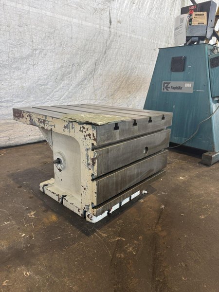 32" W X 28" D X 24" T CARLTON T-SLOTTED 90 DEGREE TILTING BOX TABLE. STOCK # 1012024