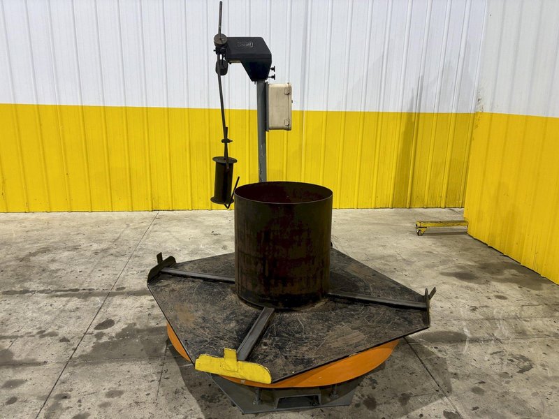 5,000 LBS X 48" DURANT MODEL #R5025-48 HORIZONTAL PALLETIZER COIL DE-COILER: STOCK #21946