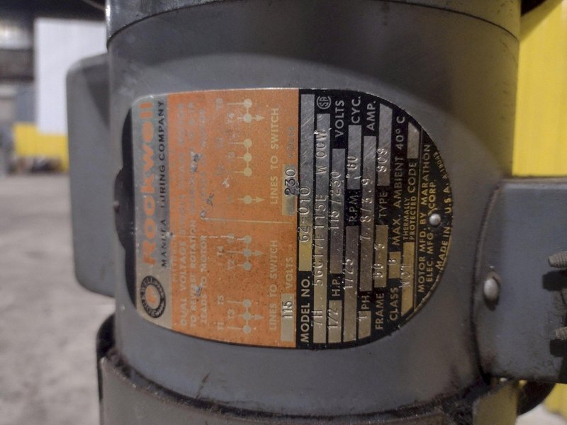 DELTA TABLE TOP VARIABLE SPEED DRILL: STOCK #23264