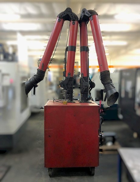 Micro-Air MC1500 Fume Smoke Extractor Dust Collector Dual Arm Portable