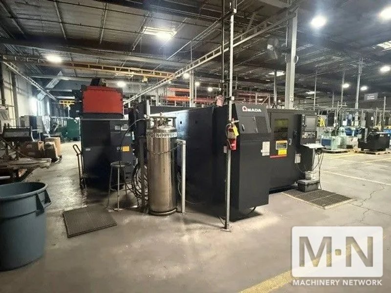 Amada LCG3015AJ 2KW Fiber Laser, 2014