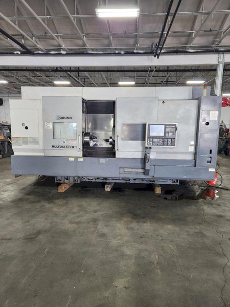 2008 OKUMA Multus B400W CNC Turning Center - 40 ATC, 2800 RPM, 60" Centers