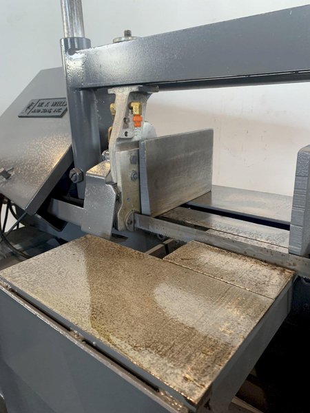12" X 18" WELLS W918 HORIZONTAL BANDSAW. STOCK # 0316123