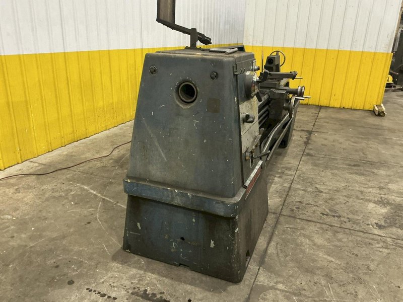 21" X 84" CLAUSING MODEL #21 ENGINE LATHE METRIC &amp; 3.5" HOLE: YOBRO #25140
