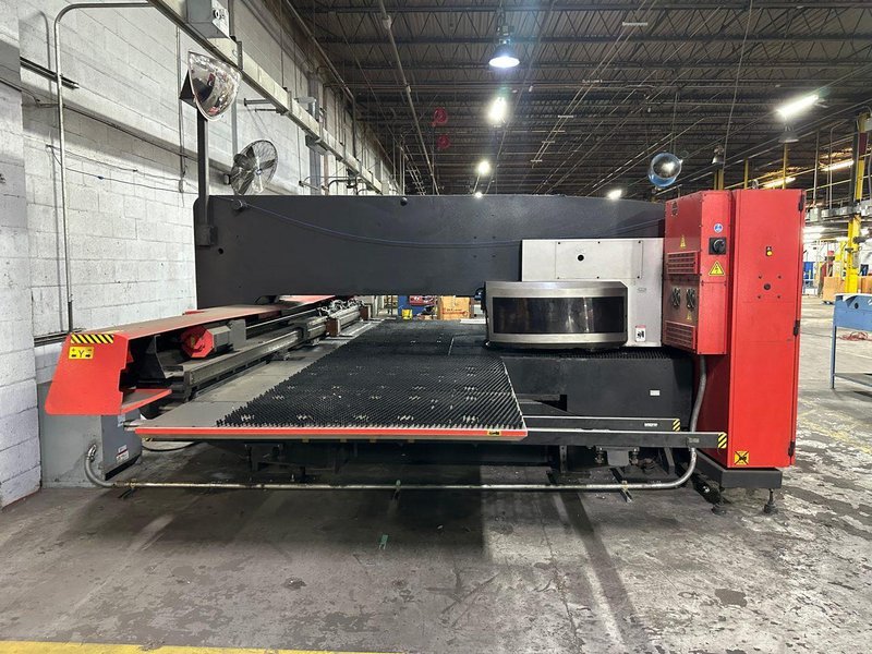 22 Ton Amada AC2510NT CNC Turret Punch, 2008