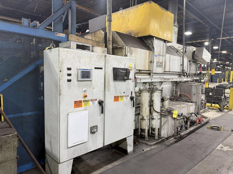 48" X 3-STAGE RANSOHOFF ROTARY DRUM BATCH AUTOMATIC PARTS DEBURR &amp; WASHER SYSTEM, NEW 2013: YOBRO #24300