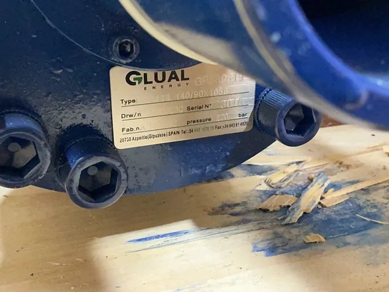 Glual Energy 220 Bar Hydraulic Cylinder - Cilg114 140/90x1056