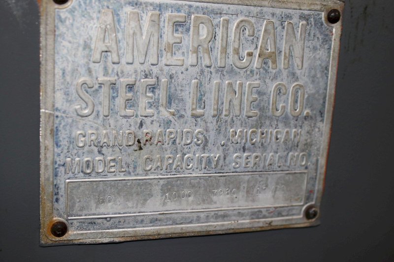 1000 LBS X 18" AMERICAN STEEL LINE MOTORIZED  COIL REEL: STOCK #76335