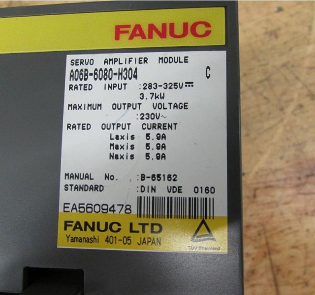 Used Fanuc A06B-600-H304 Servo Amplifier Module