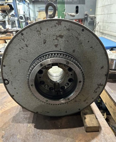 3.5"  x 40 TAPER TOS MODEL #W9 ROTARY TABLE HORIZONTAL BORING MILL WITH FACING HEAD : YOBRO 25160