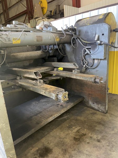 6' X 1/2" HERR VOSS MODEL #0806 LODGE &amp; SHIPLEY POWER SQUARING SHEAR: STOCK #15362