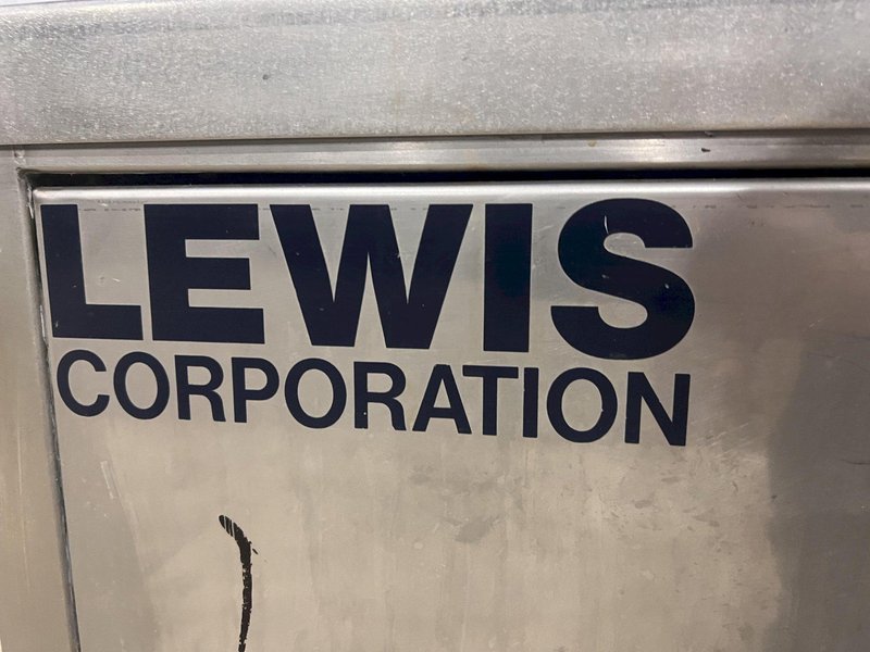 24" X 25" LEWIS MODEL #WR-2524 ULTRASONIC WASH &amp; RINSE WASHER STATION: STOCK #20844