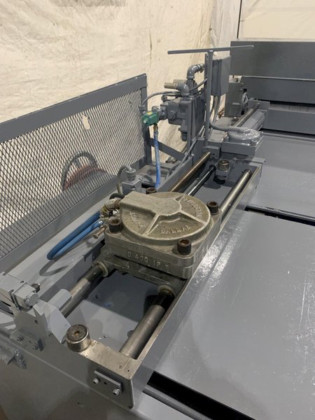 60" X .190" DALLAS 2D-400 AIR FEEDER WITH POWERED PINCH ROLLS. STOCK # 1247223