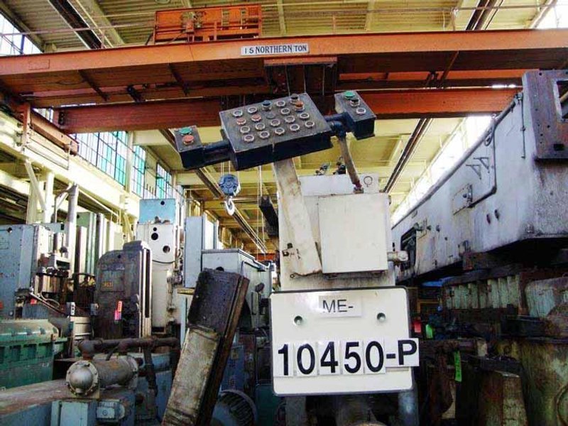 6-Ton Apex Model H-6-48 Horizontal Internal Broaching Machine