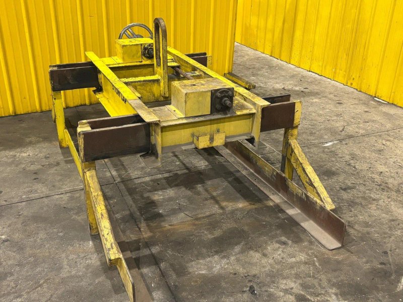 10,000 LBS x 24" TO 80" WIDE CALDWELL MODEL #TSL-10-72-24-16 CRANE SHEET LIFTER STOCK# 4364