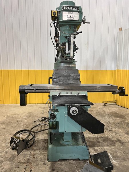 3 HP TRAK MODEL #K3 EMX VERTICAL CNC MILL, MISSING CONTROL: STOCK #23065