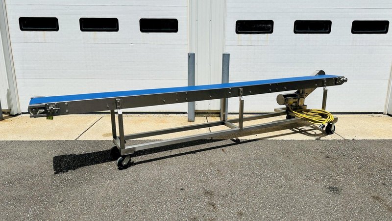 Stainless Steel  |  13Ft. Food Grade Flattop Conveyor