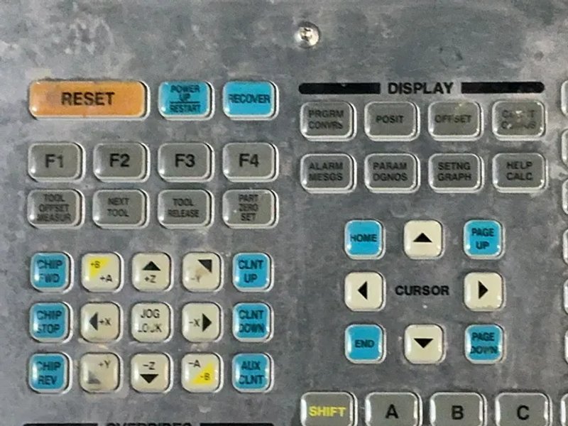 Haas CNC Control Panel