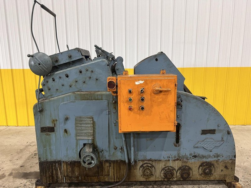 12" X .125" X 4,000 LB LITTELL COIL CRADLE WITH POWERED STRAIGTENER: STOCK #21708
