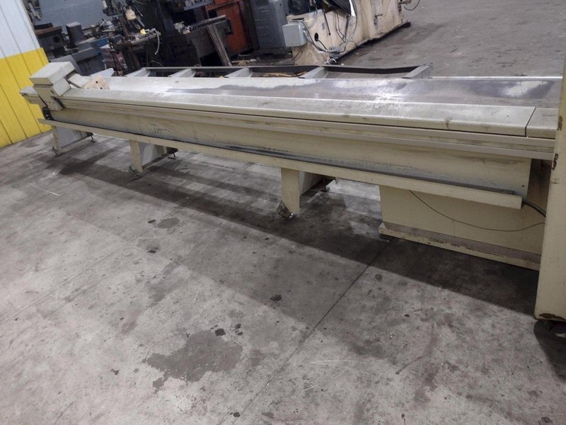 6" HIGH X 14" WIDE WEINIG DIMTER  OPTICUT MODEL #S75 CROSS-CUT AUTOMATIC WOOD SAW, NEW 2003: STOCK #22923