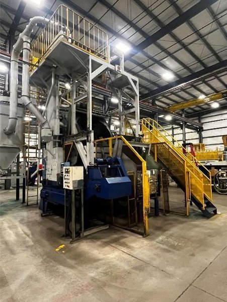 SINTO #CNC-II, DRUM TUMBLING TYPE BLASTING MACHINE