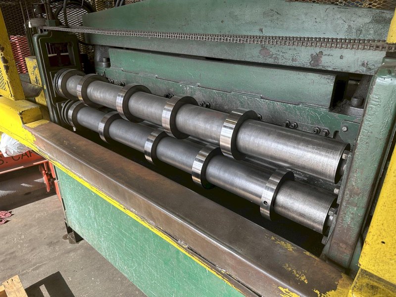 48" ASC SLITTING &amp; CUT-TO-LENGTH (SLEAR) LINE WITH AMS CONTROLS: STOCK #19199