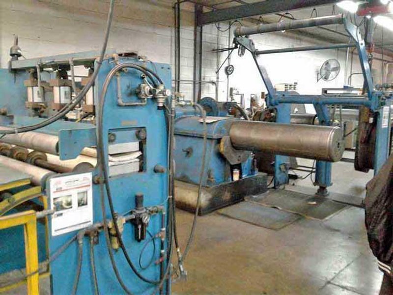 48" (1219mm) X 4.75" (121mm) BRANER SLITTING LINE (13786)