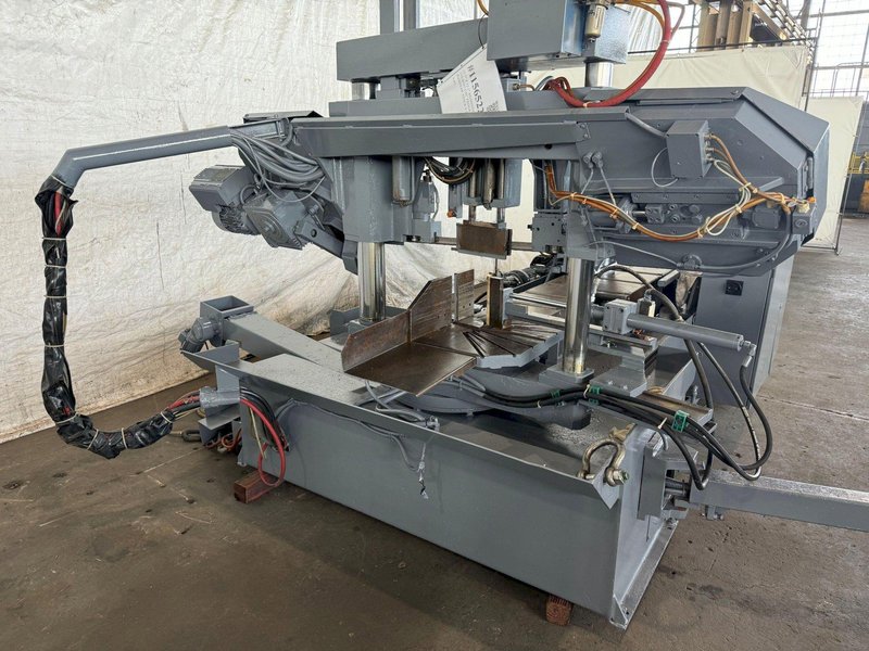 15.7" X 12.2" BEHRINGER HBP 310/403G CNC PROGRAMMABLE BANDSAW. STOCK # 1156522