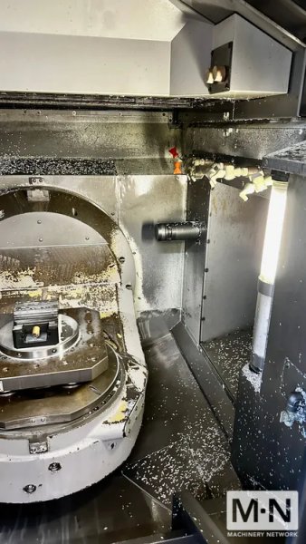 5-Axis Mori Seiki NMV-5000 DCG CNC Vertical Machining Center, 2010 w/ 5 Pallet Pools