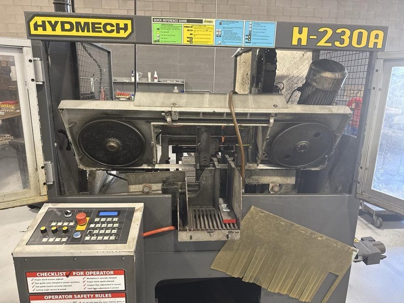 Hydmech H-230A 9″x9″ Horizontal Band Saw, 2013