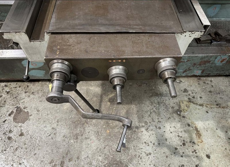 3.5"  x 40 TAPER TOS MODEL #W9 ROTARY TABLE HORIZONTAL BORING MILL WITH FACING HEAD : YOBRO 25160
