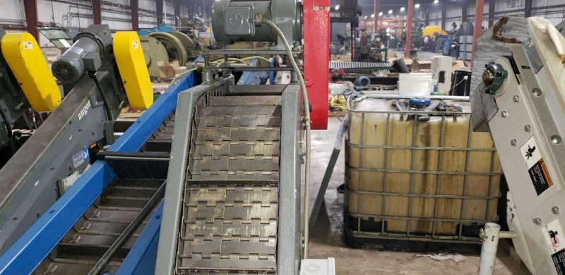 60" x 12" Unloading Parts Conveyor