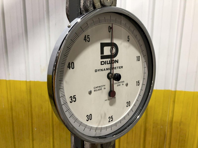 50,000 LBS X 10" DILLON AP SERIES DYNAMOMETER CRANE SCALE: STOCK #17244