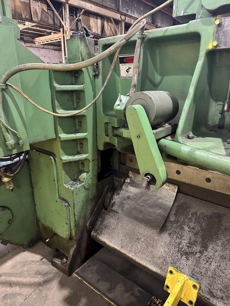 12' X 1/2" WYSONG MODEL #1250 MECHANICAL POWER SQUARING SHEAR. STOCK #1228024
