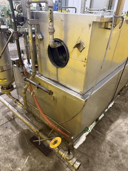 2018 JENFAB STAINLESS MODEL #LJ 19" ROTARY DRUM WASH / RINSE / DRAY PARTS WASHER SYSTEM: YOBRO #24681