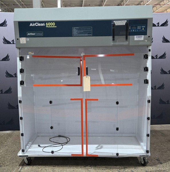 AIRCLEAN SYSTEMS AC6000E Fume Hood USED – See Description