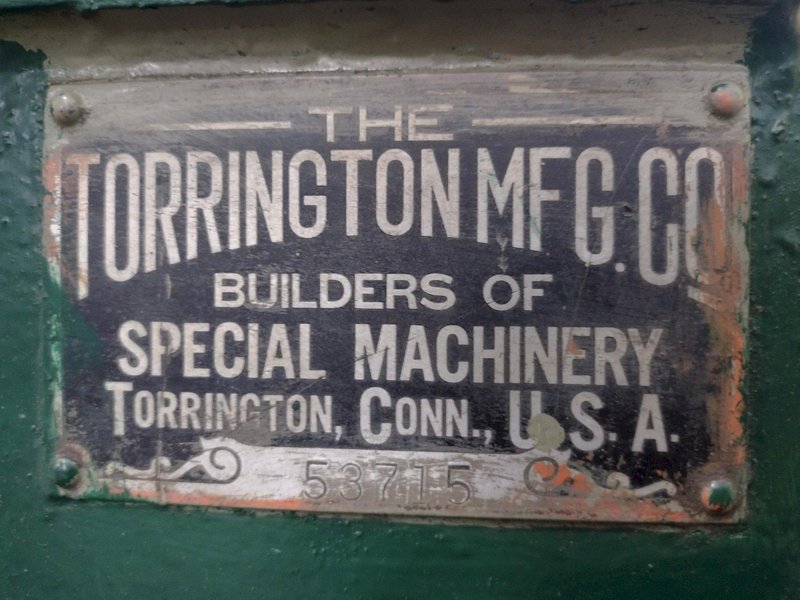 12" WIDE TORRINGTON 4" ARBOR PULL-THROUGH SLITTING LINE: STOCK #16504