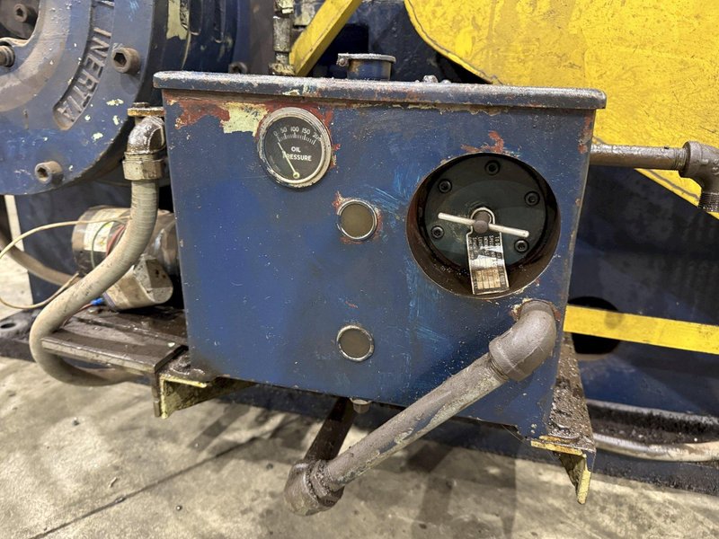100 TON X 64" WIDE STAMCO MODEL #810-64 CUTOFF PRESS, WITH AIR CLUTCH: YOBRO #24793