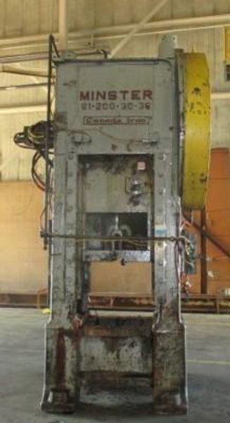 200 TON MINSTER SSSC PRESS: STOCK 63943