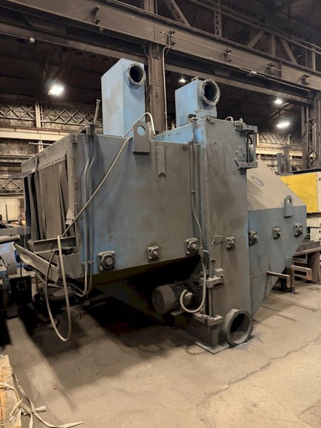 80" WIDE X 36" TALL X (4) 25HP WHEELBRATOR CONVEYOR TYPE SHOT BLASTING MACHINE. STOCK # 1086926