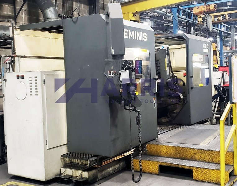 Used, 48" x 78" Geminis Model GT5 G2 - Flat Bed CNC Lathe with Y Axis